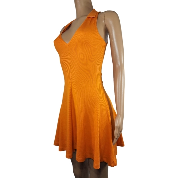 Zara V- Neck Sleeveless Tee Shirt dress - Picture 6 of 7